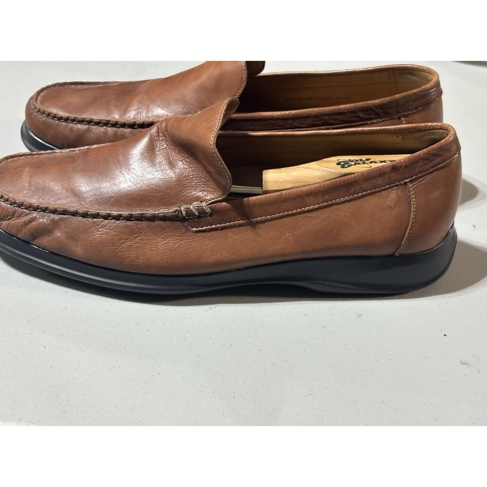 Cole Haan Air Mens Shoes Dempsey Tan Leather Dress Casual Driving Loafers 12M 45